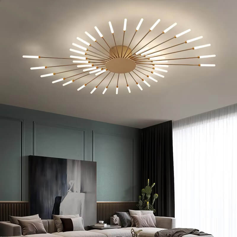Moderne Nordisk Fyrverkeri LED Taklampe - Bilde 2