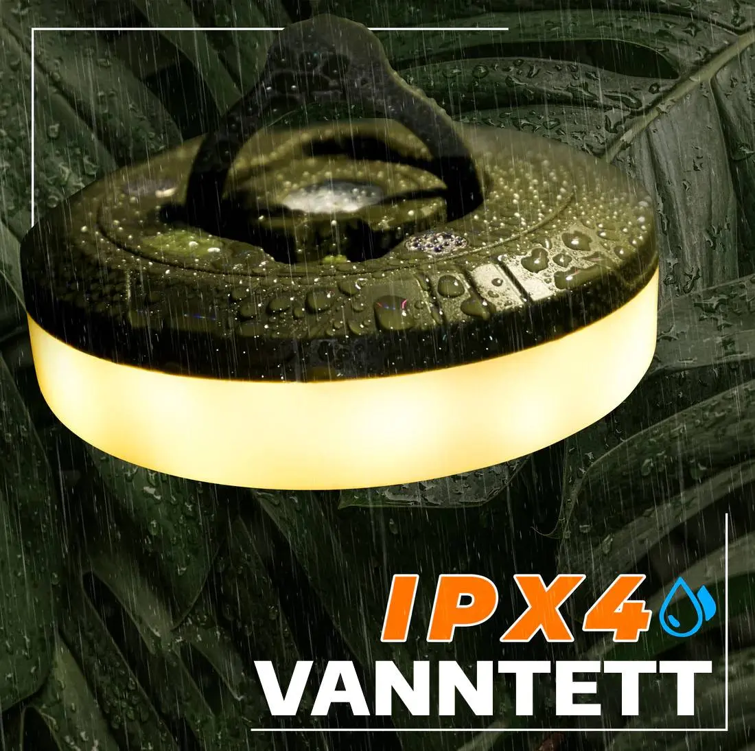 Uttrekkbare Campinglys – All-In-One Varme & RGB-Modus - Bilde 9