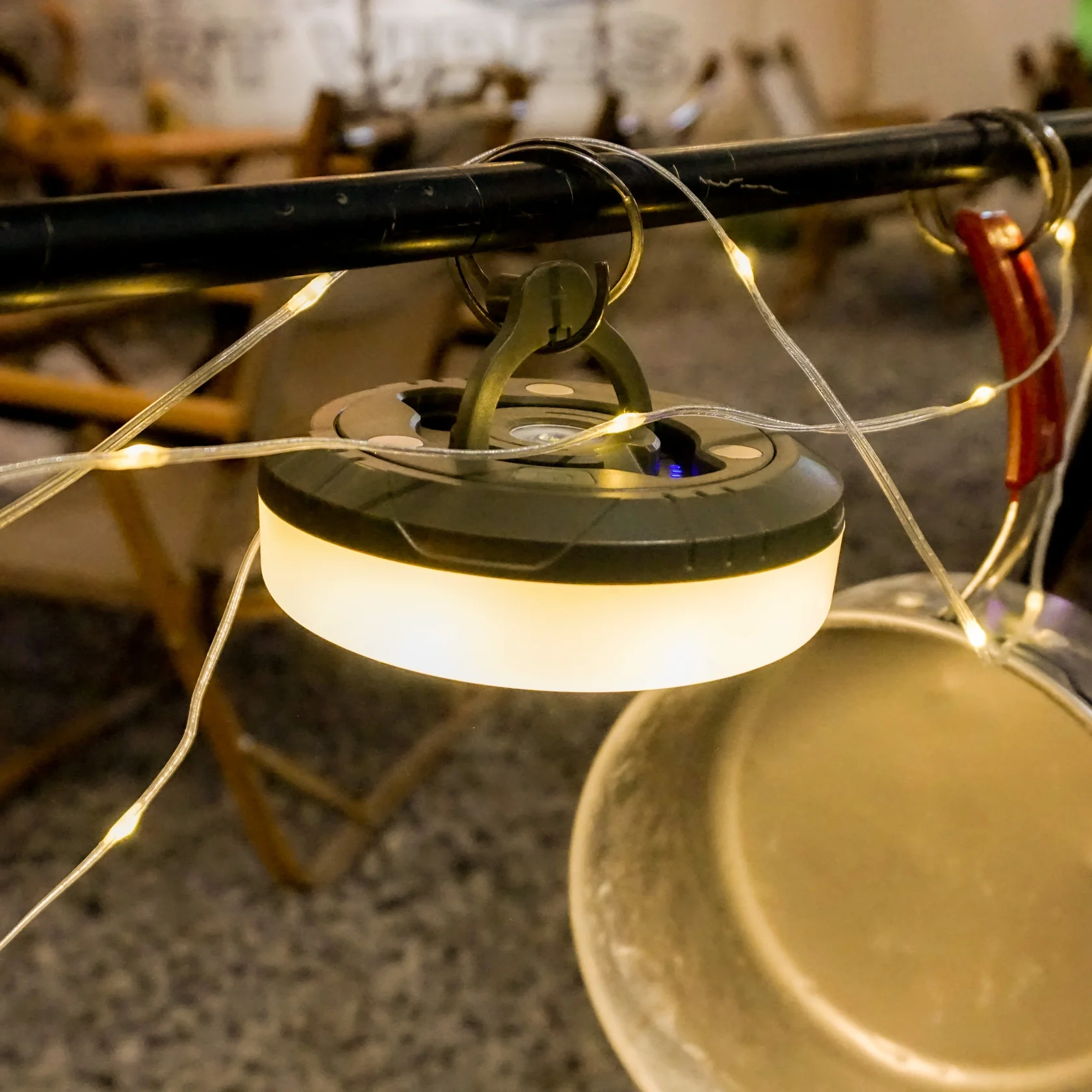 Uttrekkbare Campinglys – All-In-One Varme & RGB-Modus - Bilde 6