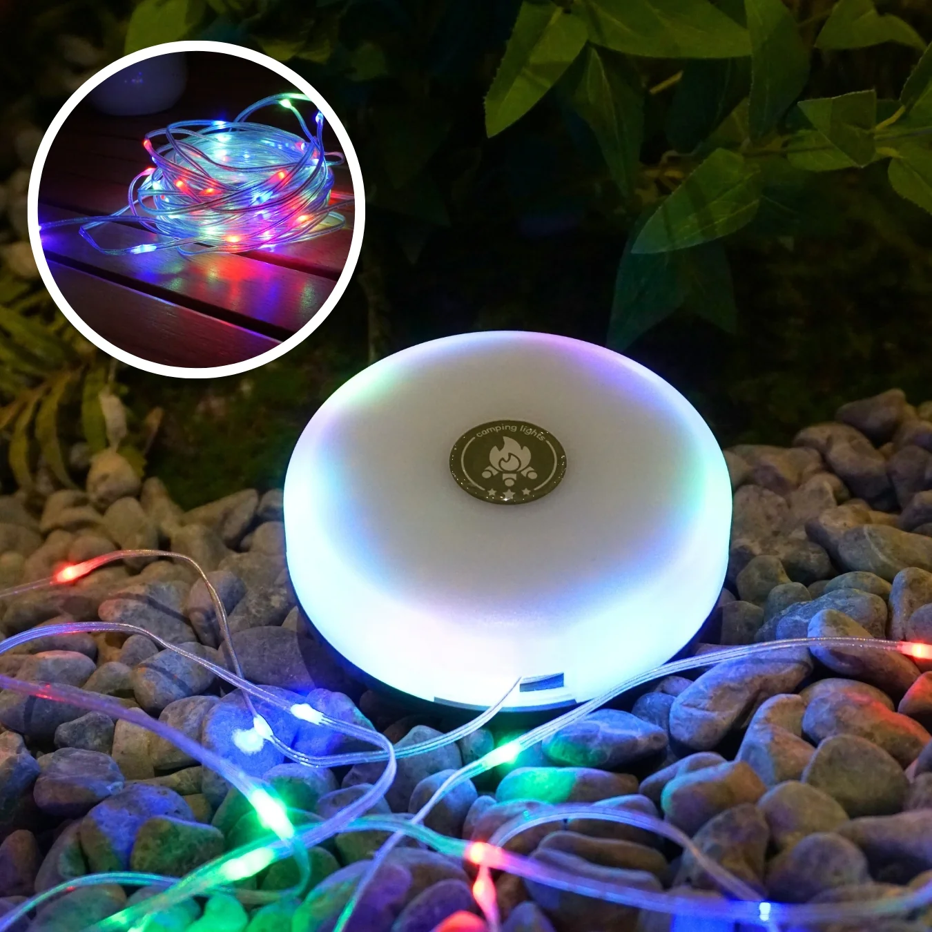 Uttrekkbare Campinglys – All-In-One Varme & RGB-Modus - Bilde 3
