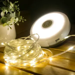 Uttrekkbare Campinglys – All-In-One Varme & RGB-Modus